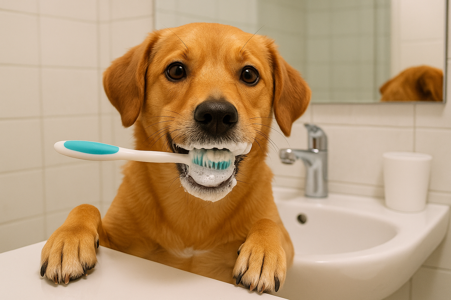 Pet teeth cleaning supplies
